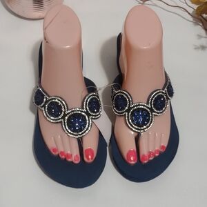 Mixit Blue Sandals with Comfort Straps